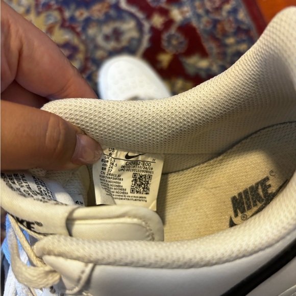 Nike Air Force 1 '07 - White/Black, size 6 mens, women's equivalent 7.5/8 - Picture 2 of 4